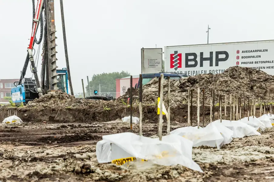 Foto van Boor Heipalen